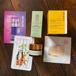 Skincare bundle lot StriVectin Clinique Shiseido Clarins perricone md